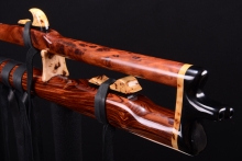 Redwood Burl Native American Flute, Minor, High C-5, #G18Aa
